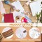 Paint By Numbers Boho Coaster Kit for Adults Beginners – 8 Pack Round DIY Mini Acrylic Painting Drink Coasters with Holder, Creative Home Decor & Gift Craft Set